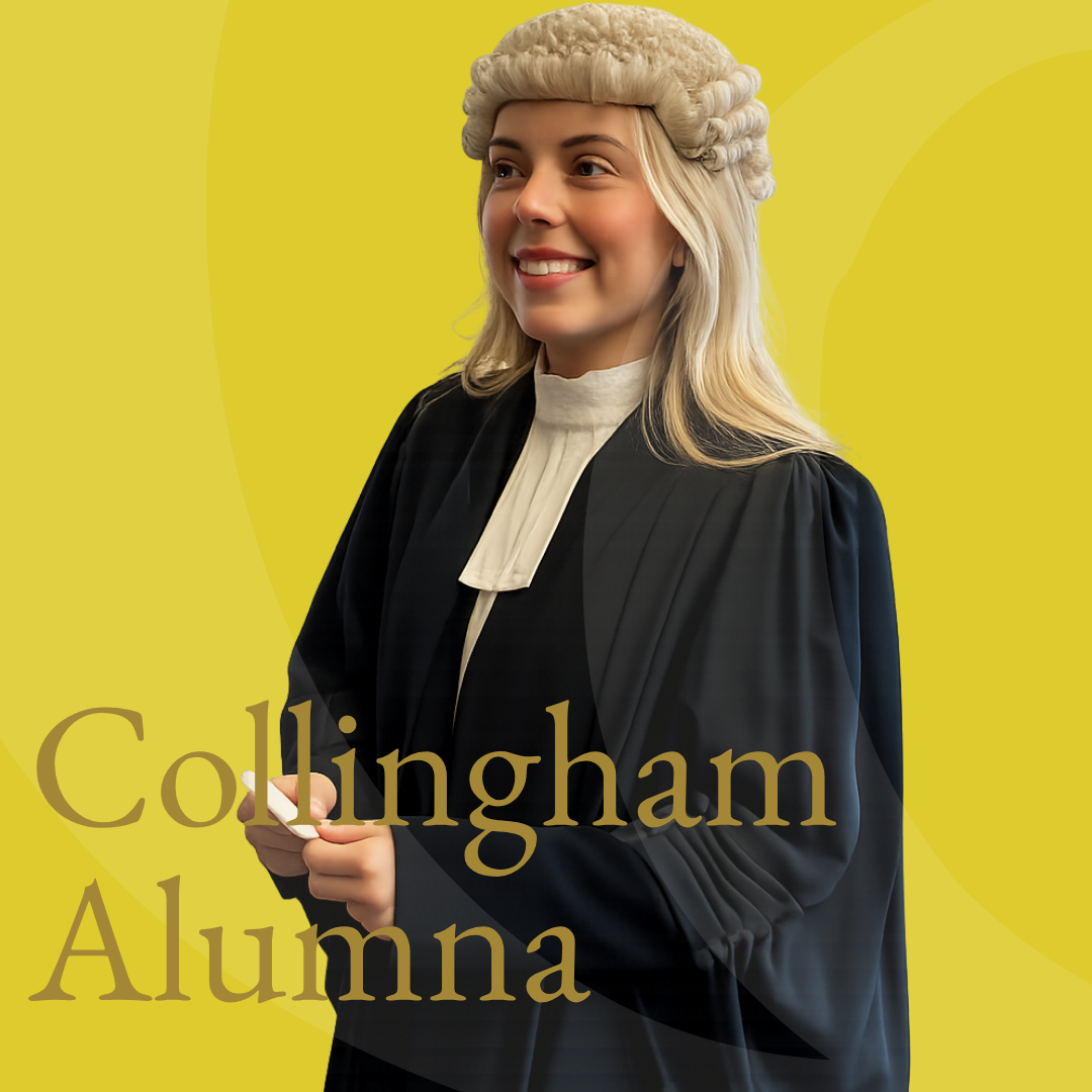 Maddie, Collingham alumna